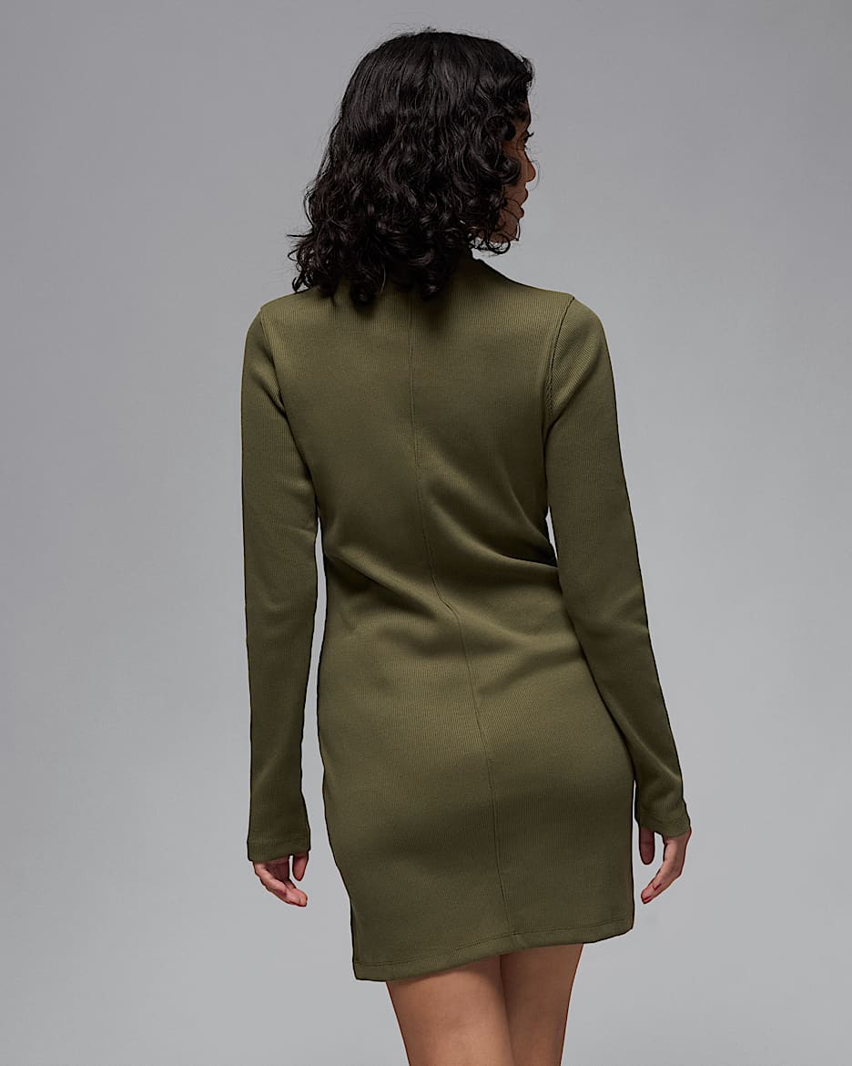 Jordan Women s 1 2 Zip Long Sleeve Knit Dress. Nike UK